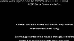 minnie rose's shaved pussy filled with hot cum pov