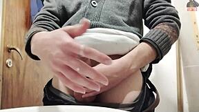 skinny solo girl masturbates big cock toy cums quick homemade sexy