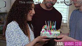 Liv's Birthday Wish Fulfilled In Wild Hardcore Stepsons Assfucking Session