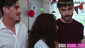 Liv's Birthday Wish Fulfilled In Wild Hardcore Stepsons Assfucking Session