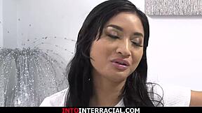 Babysitter fucks old black cock like its normal