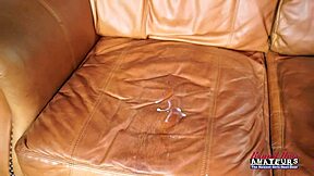 blue eyed brunette autum sucks cock then gets wet pussy pounded pov