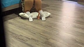 Holy Shit! Schoolgirl Latina Destroys Her Ass with Toy for Pervy Stepdad's Eyes!