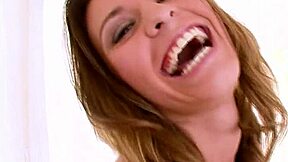 Victoria Lawson sucks big cock POV huge cum facial!