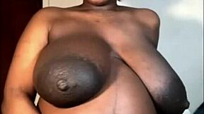 Sucking My Huge Pregnant Ebony Pussy—Fuck It Deep with Big Toys, Curvy Wife!
