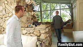 Stepbros Double Dick Her Pussy Mouth Hard