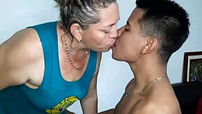 whoa check out this chubby colombian stepmom going wild on stepson's cock in homemade taboo romp