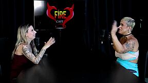 mixed crowd watches milf pick her battles after dud just joana on sheer red