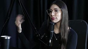 BDSM blonde Brazilian spills all in slutty interview with Melina Khalifa on Porn Cast Brazil part 3