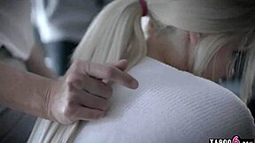 Foster Couple Welcomes Shy Petite Blonde Teen For Intense Fuck