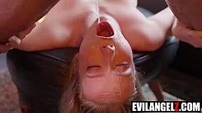 skullfucking elic chase's throat till she gags 😈💦