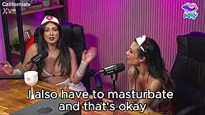 these latina milfs and teens lick lingerie in wild lesbian play