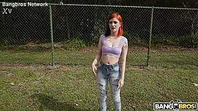 Sawyer swipes right on thick cock for creampie rides and deepthroat fun!