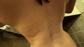 stepdaughter caught spying on stepdad blows him deep with creamy facial finish