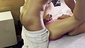 Hotwife Drips Wet Seducing Neighbor's Huge Cock Gym Workout In Front Of Cuck Hubby