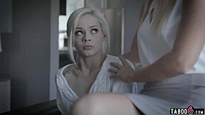 Foster Couple Welcomes Shy Petite Blonde Teen For Intense Fuck