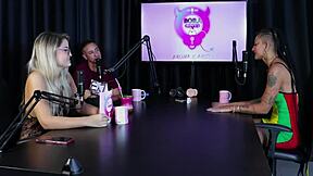 Morena And Loira Strip After Wild Women’s Mansion Tales