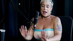 mixed crowd watches milf pick her battles after dud just joana on sheer red