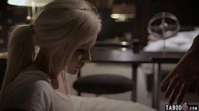 Foster Couple Welcomes Shy Petite Blonde Teen For Intense Fuck