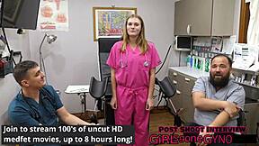 tyler lynn squirms through her intense ent exam