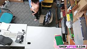 penelope's sexy teen ass fucked hard for shop theft