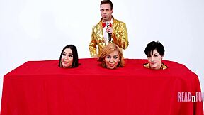 games turn wild: teens freeuse pussy fuck in crazy 4some frenzy 😈🍑💦