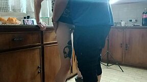 Mommy's Tight Pussy Cums Hard For You In Homemade Kitchen Fuck!