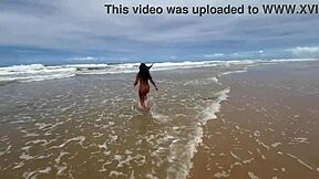 brunette latina fucked public copacabana beach everyone watches her tits bounce