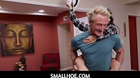 Tiny Cowgirl Alona Bloom Rides Hard in POV