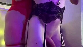 Stepmom Lures Eager Bitch into Hardcore Kitchen Sex with Massive Ass Shaking