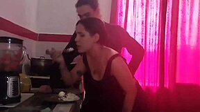 dinner turned into my stepbro's huge cock slamming my tight pussy raw!