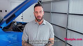 Stepdaughter keeps distracting stepdaddy from work with her urges