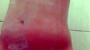 Young Small Tits Woman Waxed In Steamy Bathroom Shower