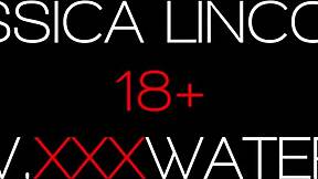 Does Jessica Lincoln's Pink Bikini Tease Underwater Pool Secrets?