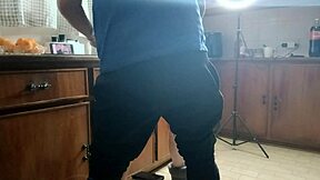 Mommy's Tight Pussy Cums Hard For You In Homemade Kitchen Fuck!