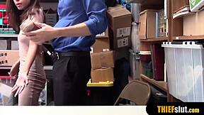 you seeing this cute asian teen fucked rough bent over shop?