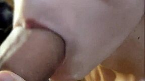 i tease this fan's huge cock till he blasts creampie deep in my shaved teen pussy dripping milk everywhere