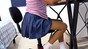 damn sexy colegiala gets pounded by classmates she's so fucking hot and wet