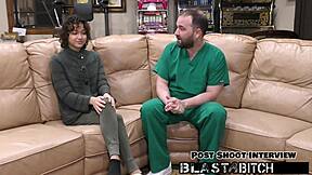 Brooklyn Rossi Sucks Cock Bent Over Fucked Missionary Blasted Cum Pov