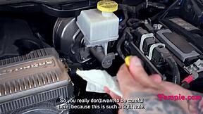 Stepdaughter keeps distracting stepdaddy from work with her urges