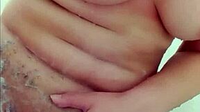 Young Small Tits Woman Waxed In Steamy Bathroom Shower