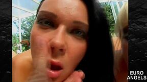 Busty Blonde Latina Pays Debts Backstage with Huge Tits and Tight Pink Pussy in Homemade POV