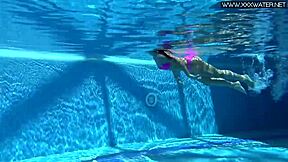 Does Jessica Lincoln's Pink Bikini Tease Underwater Pool Secrets?