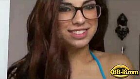 Spy cam catches beautiful teen blowing cock then fucked hard private amateurs