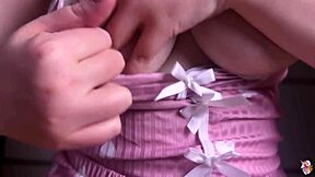 Big Tits Roommate Craves Cum On Her Tight Pussy After Rough Pounding!