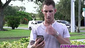 Lucky Stud Fucks Glasses-Wearing Stepsisters to Screaming Orgasms