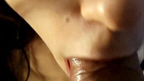 i tease this fan's huge cock till he blasts creampie deep in my shaved teen pussy dripping milk everywhere