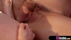 sporty short-haired lesbian eats roommate's pussy... so hot together!! 🔥👅💦