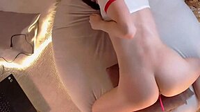 cute teen camgirl slowly slides dildo in while buzzing vibrator on webcam