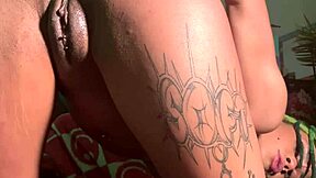 anal virgin wetkittycity uses dildo to stretch her shaved asshole wide